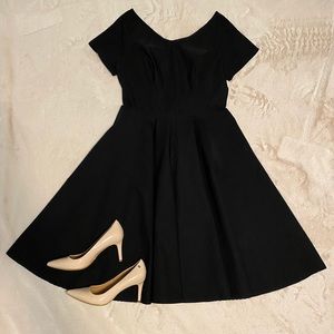 Vintage Style V-neck Swing Rockabilly Pinup Dress